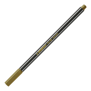 STABILO Pen 68 Filzstift - 1 mm - metallic gold + silber