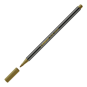 STABILO Pen 68 Filzstift - 1,4 mm - metallic gold + silber