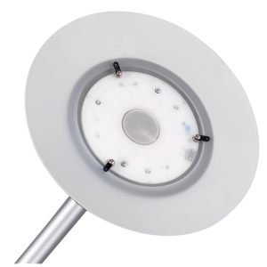 Unilux Variaglass LED Stehleuchte metallgrau
