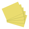 herlitz Karteikarten - DIN A6 - blanko - gelb - 100 Stück