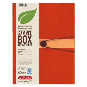 herlitz Sammelbox Recycling - DIN A4 - PP - 4 cm - orange
