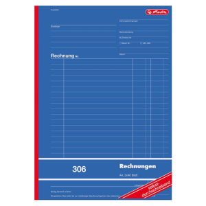herlitz Rechnungsbuch 306 - DIN A4 -...