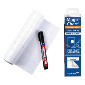 Magic-Chart, Flipchart A4 Rolle, 20x30cm 25 Stück