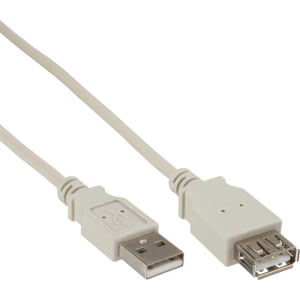 InLine USB 2.0 Verlängerung, Stecker / Buchse, Typ...