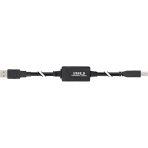InLine USB 2.0 Kabel, aktiv mit Signalverst&auml;rkung...