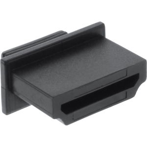 10er Pack InLine Staubschutz, f&uuml;r HDMI Buchse, schwarz