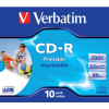 Verbatim CD-R 80 Min./700 MB printable, Jewelcase, 52-fach