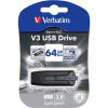 Verbatim Speicherstick USB 3.0 Drive Store N Go V3, 64 GB, schwarz