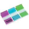 Post-it Haftstreifen-Spender Index, Farben lila, blau, grün, 3x20 Streifen