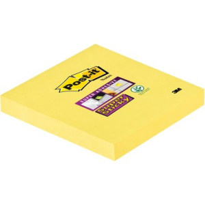 Post-it Haftnotiz Super Sticky Notes gelb, 76x76mm, Blatt...