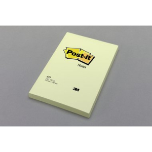 Post-it Haftnotiz, 102x152mm, PG=1ST, Blatt 100/Block, gelb