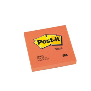 Post-it Haftnotiz Neonfarben, 76x76mm, Blatt 100/Block,...