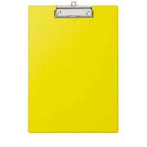 Maul Schreibplatte mit Folienüberzug - DIN A4 - gelb
