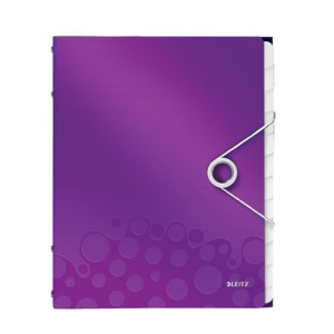 Leitz Ordnungsmappe WOW - DIN A4 - 12 Fächer - violett