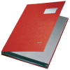 Leitz Unterschriftenmappe - DIN A4 - 10 Fächer - rot