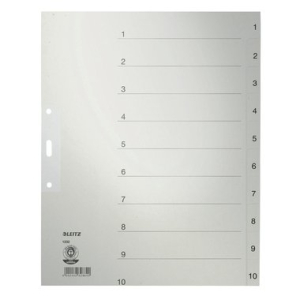 Leitz Zahlenregister - DIN A4+ - 1-10 - Tauenpapier -...