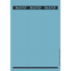 Leitz Ordner-Rückenschilder PC-beschriftbar - 6,1 x 28,5 cm - blau - 75 Stück