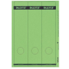 Leitz Ordner-Rückenschilder PC-beschriftbar - 6,1 x 28,5 cm - grün - 75 Stück