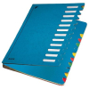 Leitz Deskorganizer Color - Pultordner - DIN A4 - 12 Fächer - 12 Taben - blau