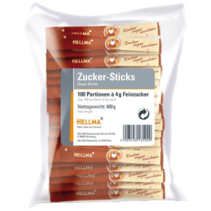 Hellma Zucker Sticks - 100 Stück