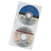 Durable CD/DVD-Hülle, A4, für 2 CDs/DVDs, PG=5ST, transparent