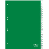 Durable Register A-Z Kunststoff, 25 Blatt, A4 volle Höhe, grün