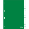 Durable Register mit Zahlen, Kunststoff, 1-12, A4 volle Höhe, grün
