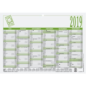 Tafelkalender 2024 Natura  12 Monate, A4, ca....