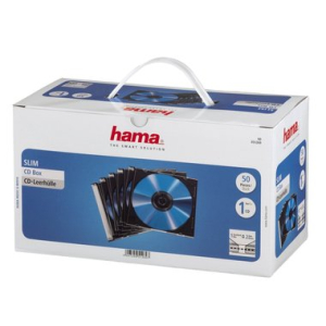 Hama CD/DVD-Hülle Leerhüllen, PG=50ST, für...