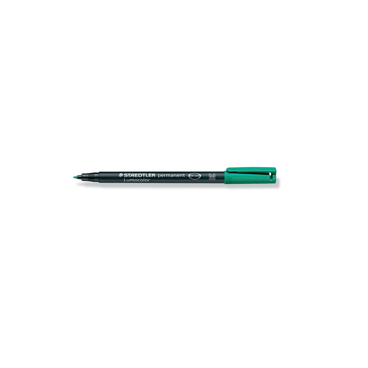 5 x STAEDTLER Folienstift Lumocolor M permanent 317-5 grün OHP Pen Marker NEU 