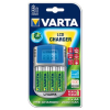 Varta Ladegerät Akku LCD Charger, für 2/4 AA oder 2/4 AAA Batterien