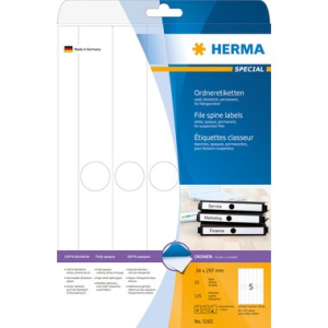 Herma 5165 SPECIAL H&auml;ngeordneretiketten - DIN A4 -...