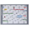 magnetoplan Jahresplaner Trägertafel, Tafelformat 86,5x62cm