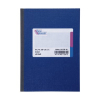 KÖNIG & EBHARDT Geschäftsbuch DIN A6 ohne Register, Einband Deckelpappe, blau, 48 Blatt