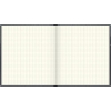 Brunnen Geschäftsbuch DIN A5, ohne Register, 96 Blatt, Einband Deckenband, grau