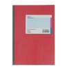 KÖNIG & EBHARDT Geschäftsbuch DIN A5, ohne Register, Einband Deckelpappe, rot, 96 Blatt