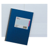 KÖNIG & EBHARDT Geschäftsbuch DIN A5, ohne Register, Einband Deckelpappe, blau, 96 Blatt