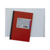 KÖNIG & EBHARDT Geschäftsbuch DIN A4 mit A-Z Register, Einband Deckelpappe, rot, 96 Blatt