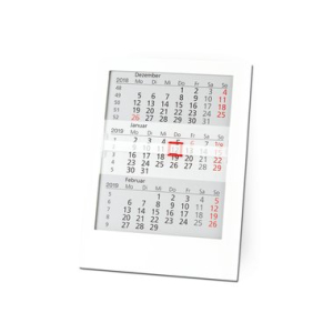 Dreimonatskalender Mini, Kalender mit weißem...