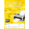 TopStick 8736 - Universal-Etiketten - 64,6 x 33,8 mm - weiss - 2.400 Stück