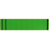 Ordner-Rückenschilder, lang, breit, 280x60mm, PG=10ST, grün