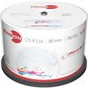 Primeon CD-R 80 Min./700 MB, bedruckbar, photo-on-disc, ultragloss, Spindel, PG=50ST