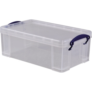 Universalbox - Volumen 5 Liter - transparent wei&szlig;