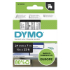 DYMO Original D1 Schriftband - 24 mm x 7 m - schwarz/transparent