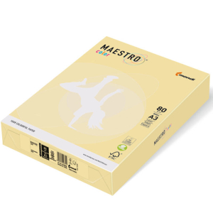 mondi MAESTRO color Kopierpapier - DIN A3 -  80 g/m² - 500 Blatt - pastell gelb YE23