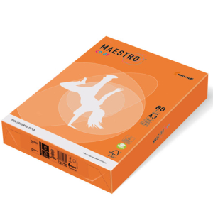 mondi MAESTRO color Kopierpapier - DIN A3 -  80 g/m² - 500 Blatt - orange OR43