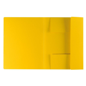 Herlitz Einschlagmappe A4 Karton gelb 1 Stück