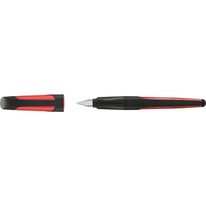 STABILO EASYbuddy - ergonomischer Schulfüller - schwarz + rot - Feder M