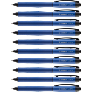 STABILO Palette Gel-Tintenroller - F - 0,4 mm - blau