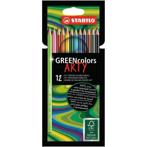 STABILO GREENcolors ARTY Buntstift - 12er Set